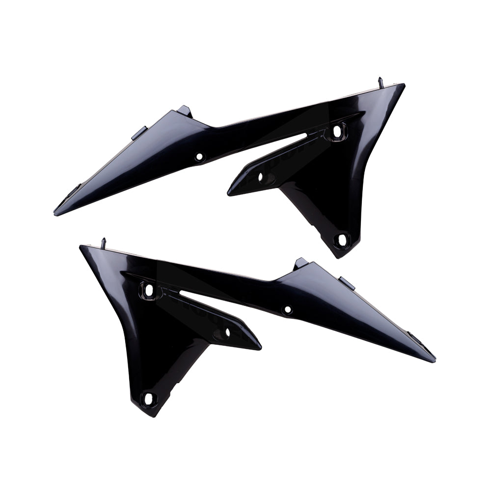 Polisport Rad Radiator Scoops Tank Panels For Yamaha YZ 450F Black 2014-2017